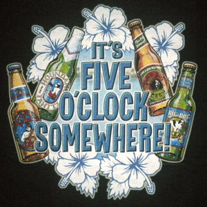 NWT Big Dog Sweatshirt It's 5 O'Clock Somewhere 4X